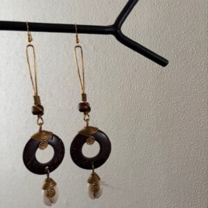 Earings Coconut shell