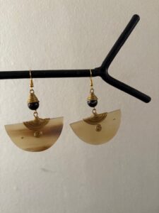Earrings Cowhorn