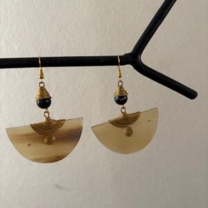 Earrings Cowhorn